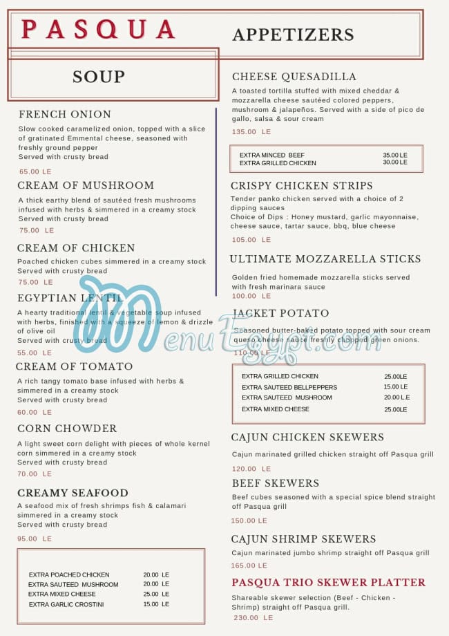 Pasquale Beverly Hills menu 4