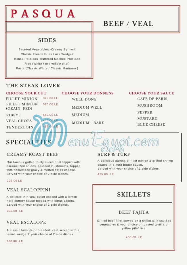 Pasquale Beverly Hills menu 8