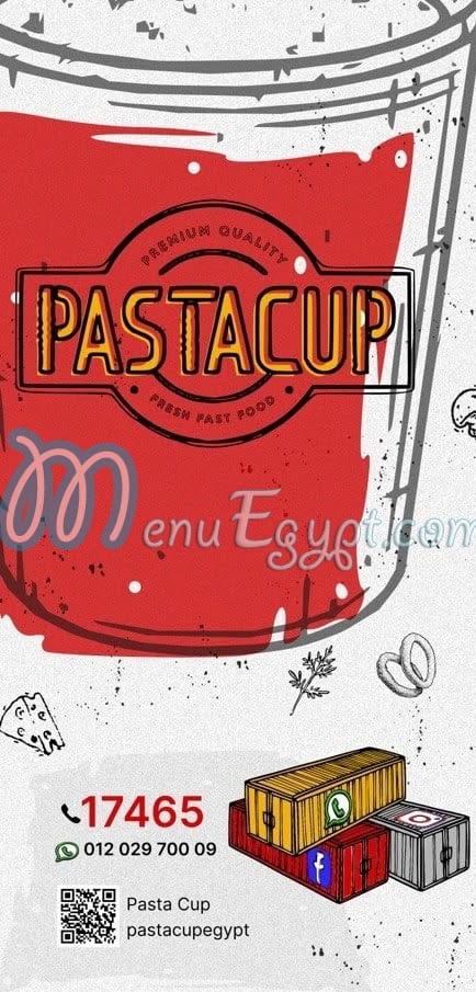 Pasta Cup menu 1