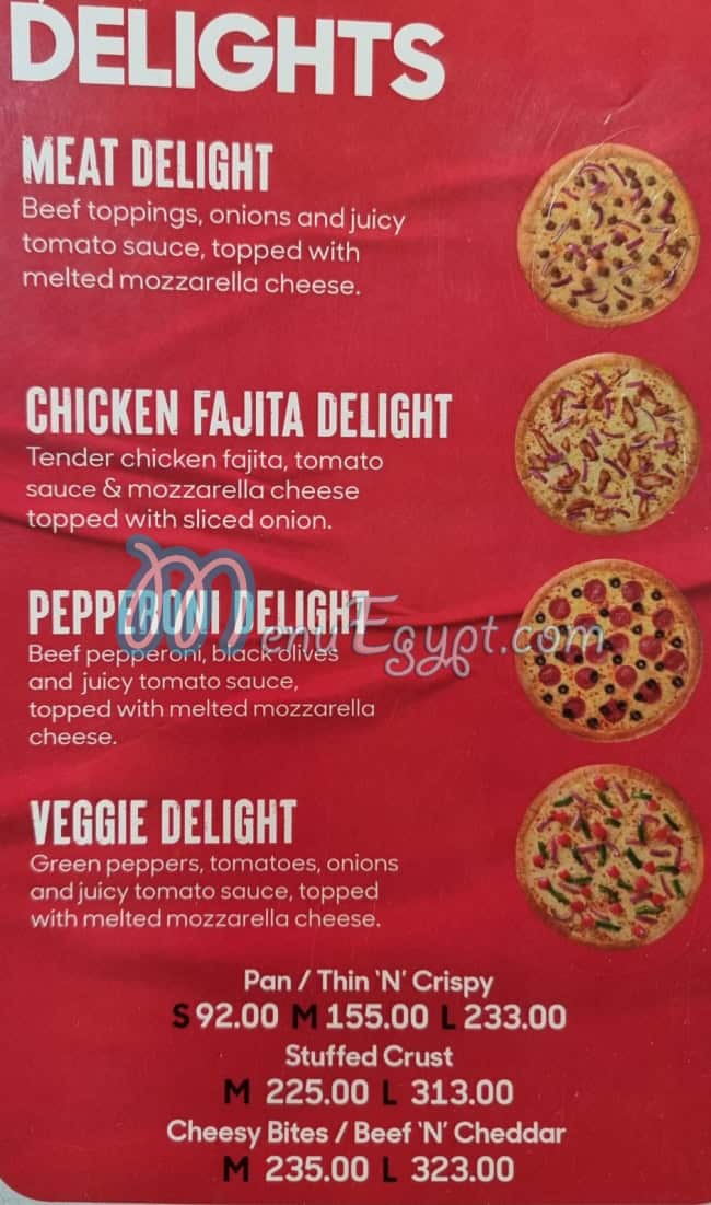 Pizza Hut menu 8