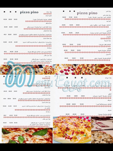 Pizza Pino Tanta menu 6