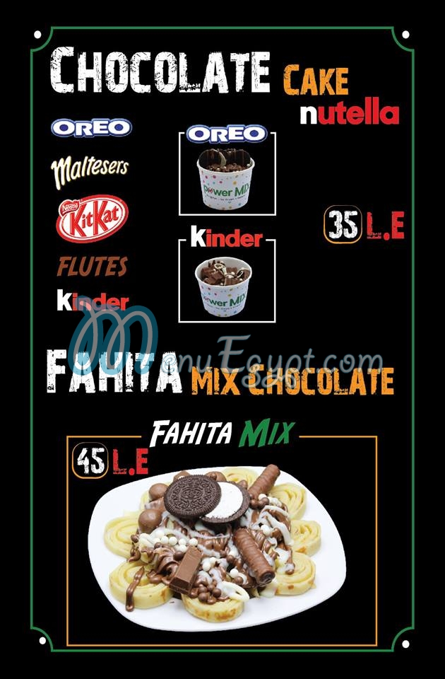Power Mix menu 4