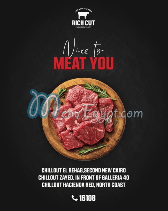 Rich cut Super market menu page 4 - prices