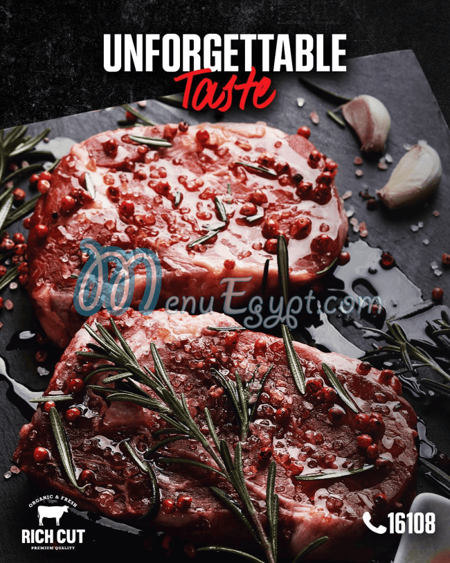 Rich cut Super market menu page 8 - prices