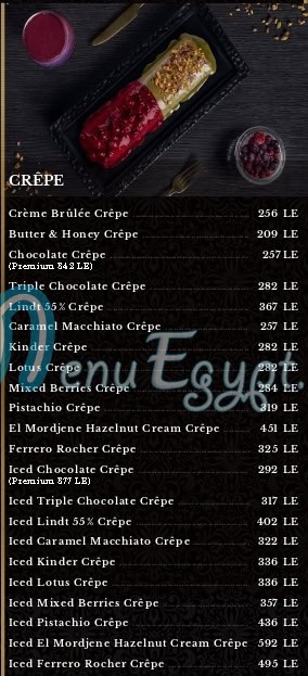 Süss Cafe menu 7