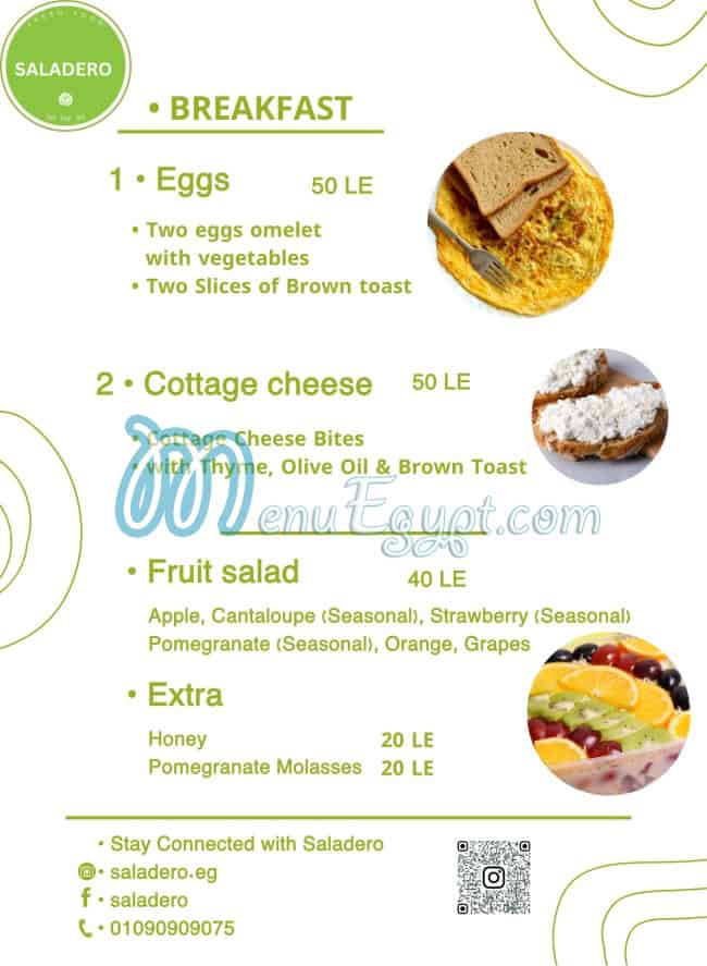 Saladero menu 4