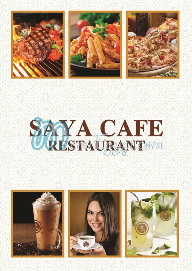 Saya Cafe menu 3