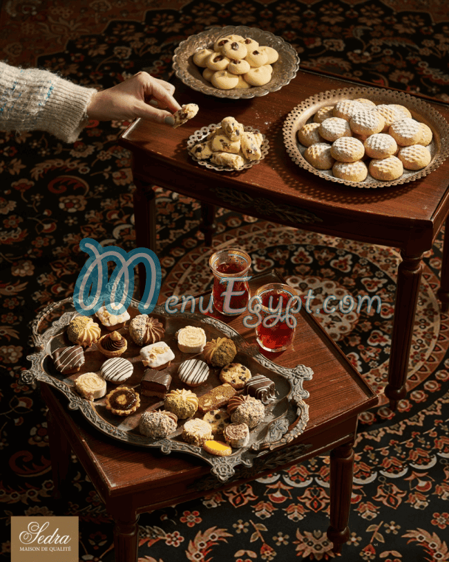 Sedra menu page 2 - prices