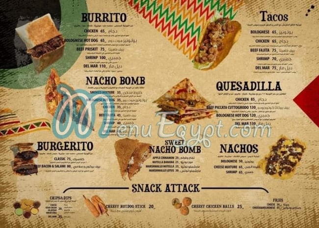 Shagy Mixican menu 1