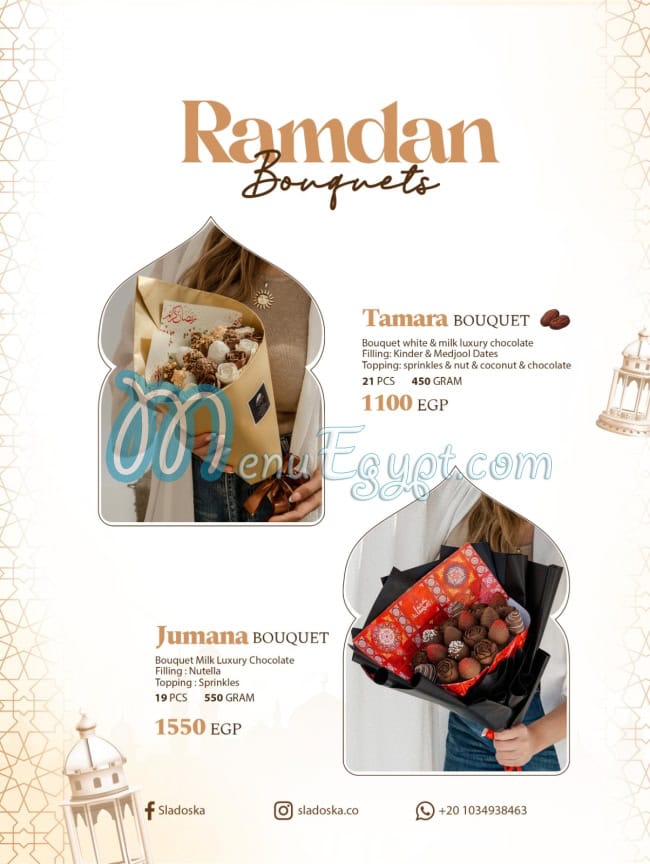 Sladoska menu page 6 - prices