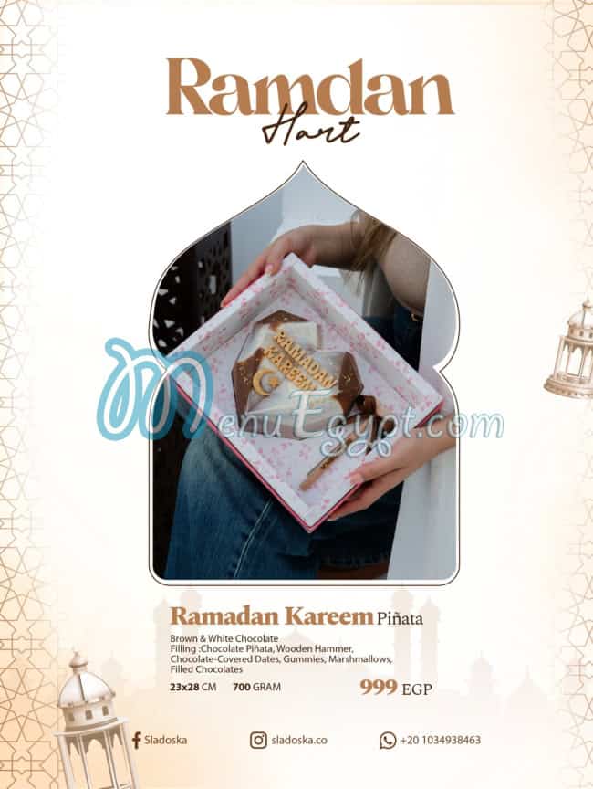 Sladoska menu page 10 - prices