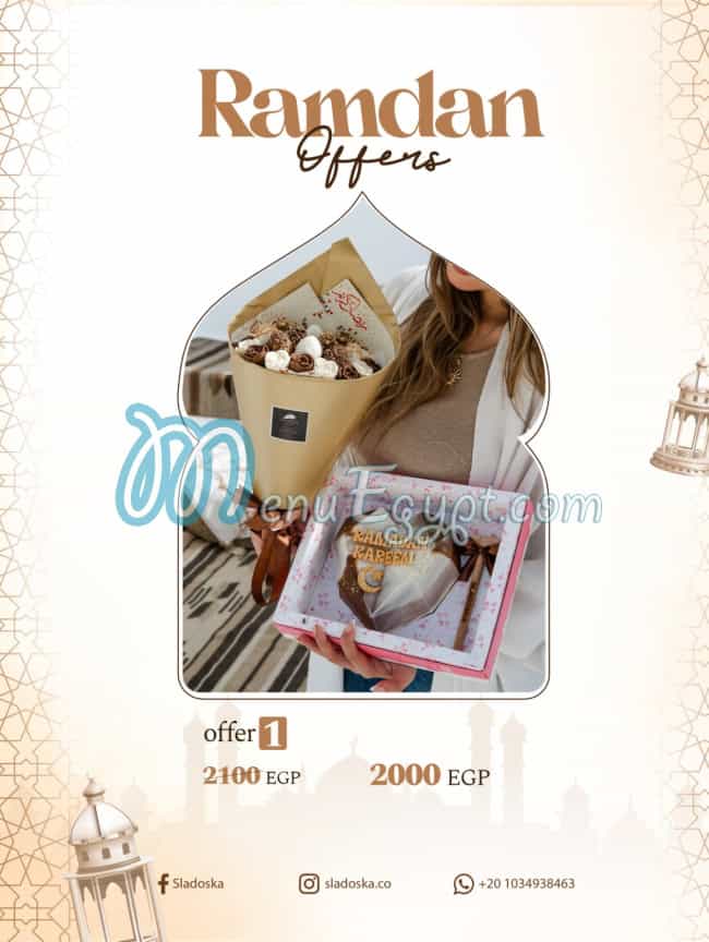 Sladoska menu page 17 - prices