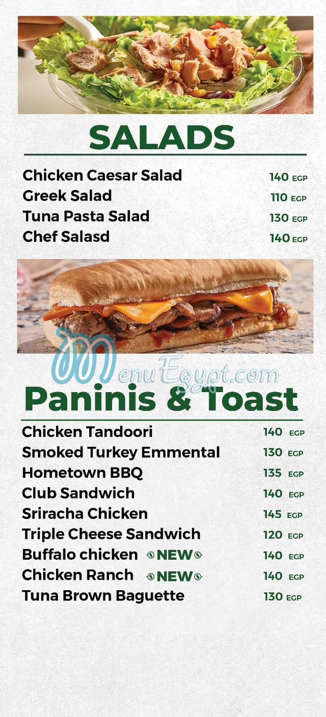Strella Coffe Cafe menu 1