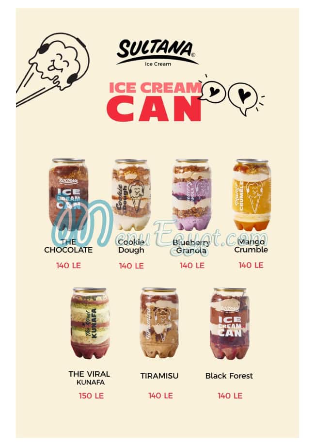 منيو Sultana صفحة 5 - الأسعار