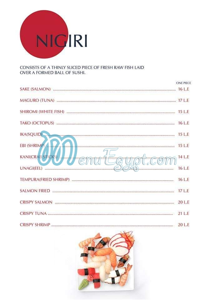 Sumo Sushi menu 4
