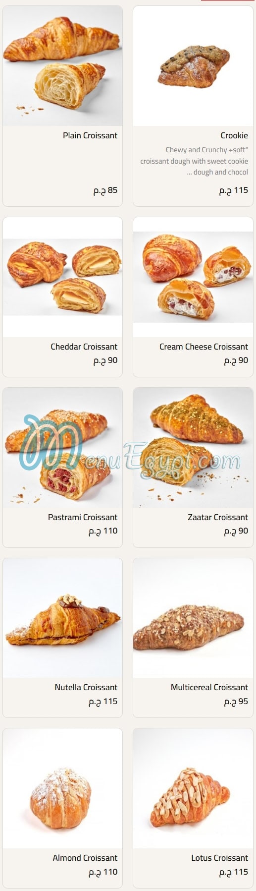 TBS-The Bakery Shop Food products menu page 18 - prices