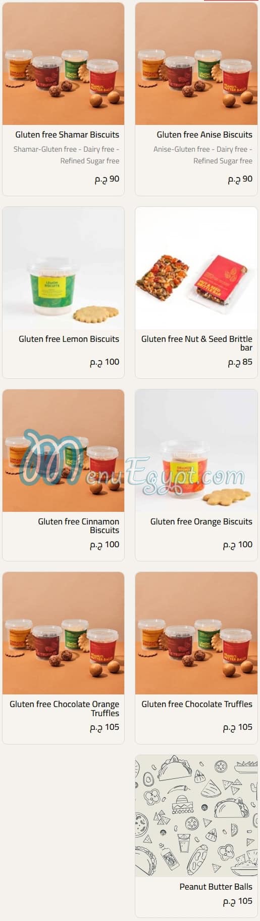 TBS-The Bakery Shop Food products menu page 19 - prices