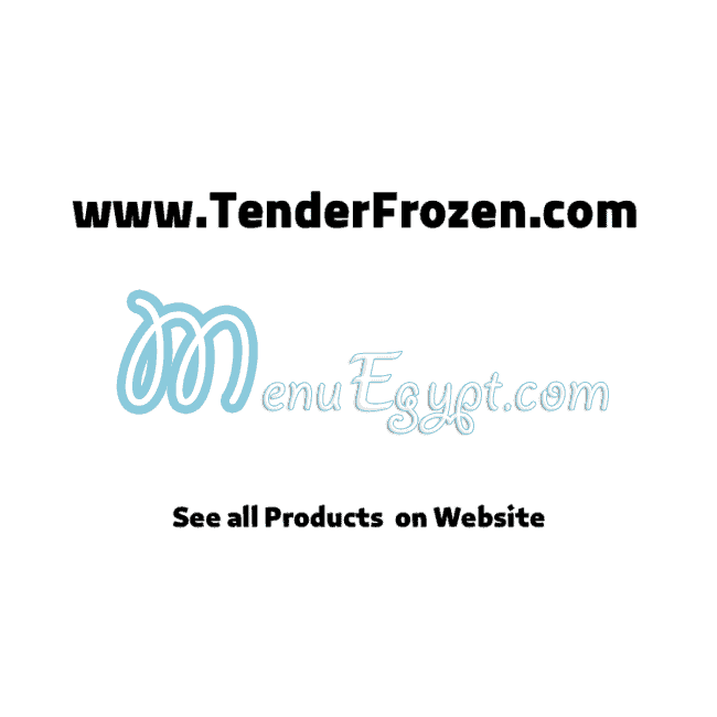 Tender frozen menu 1