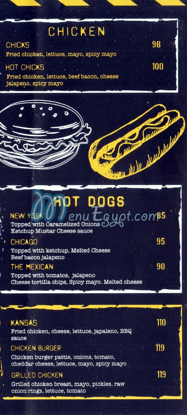 The Burger Factory menu 4