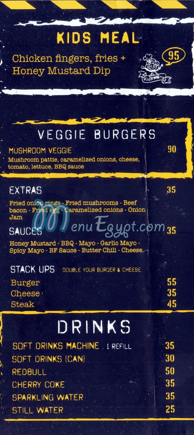 The Burger Factory menu 6