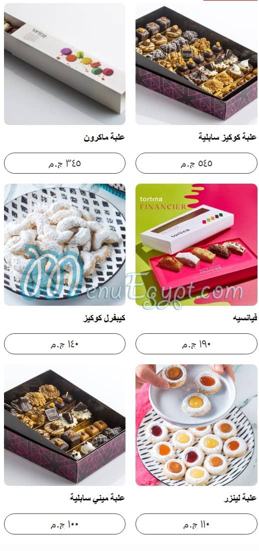 Tortina menu 14