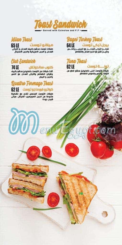 Tosca menu 3