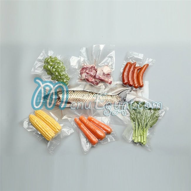 Vacuum packaging machines Food products menu 3