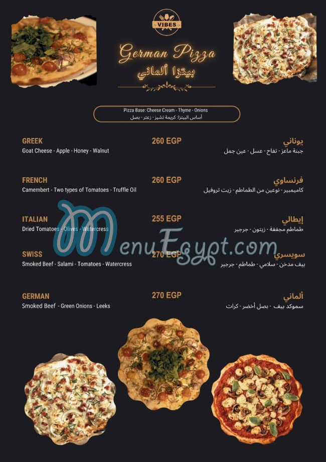 Vibes Cafe And Restaurant menu 13