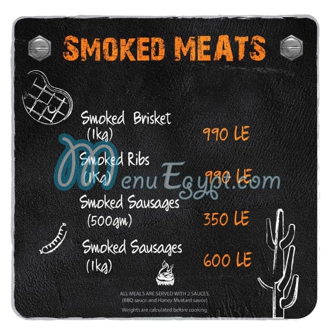 WACO TEXAS BBQ menu 1