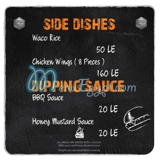 WACO TEXAS BBQ menu 4