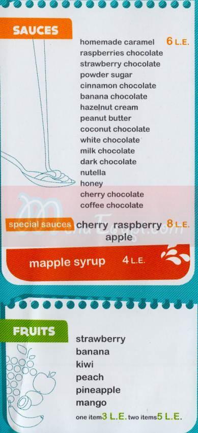 Waffle Point menu 2