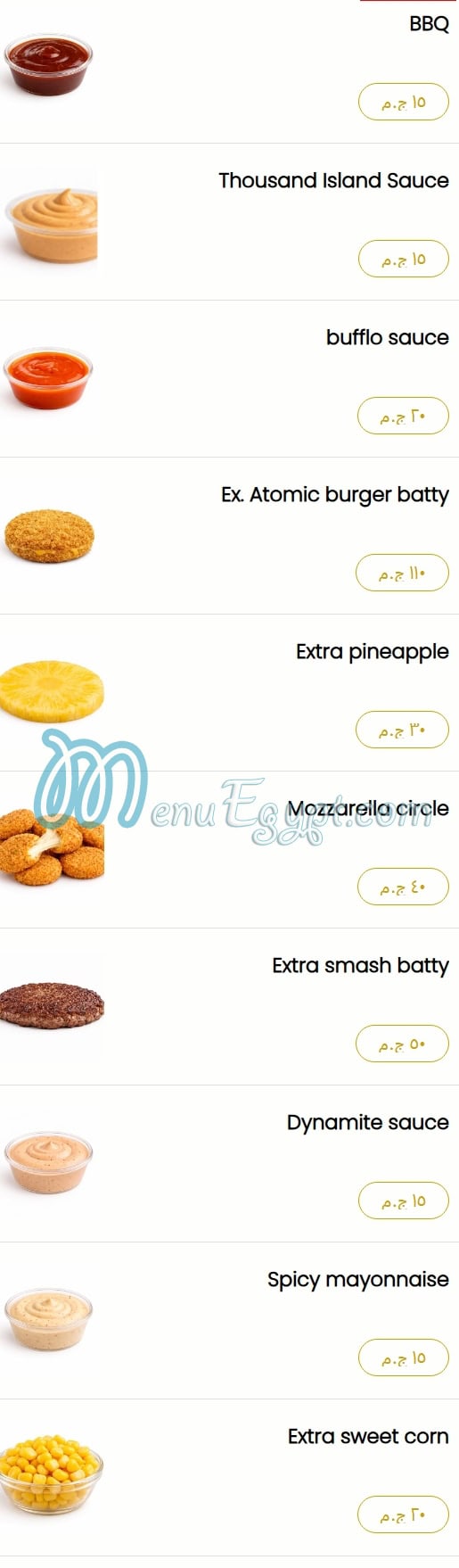 What the Truck menu 10