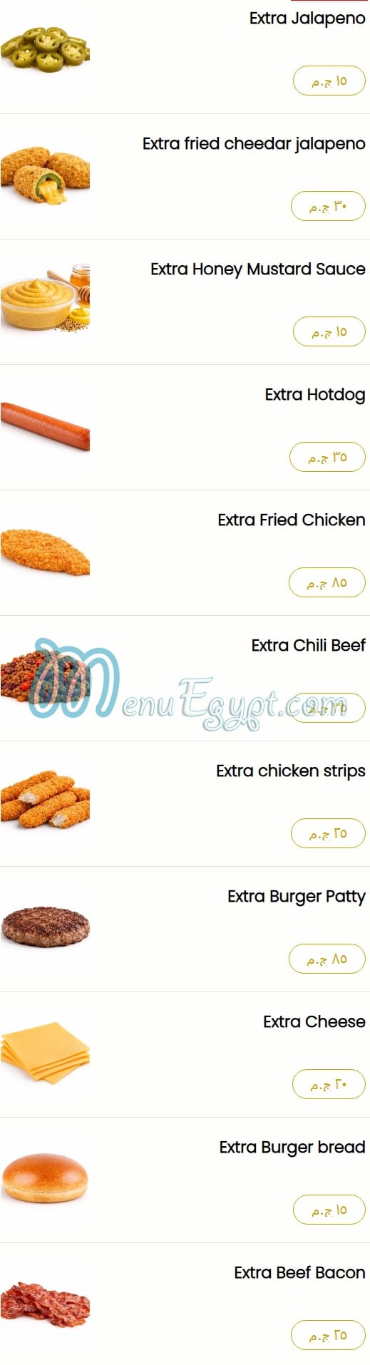 What the Truck menu 12