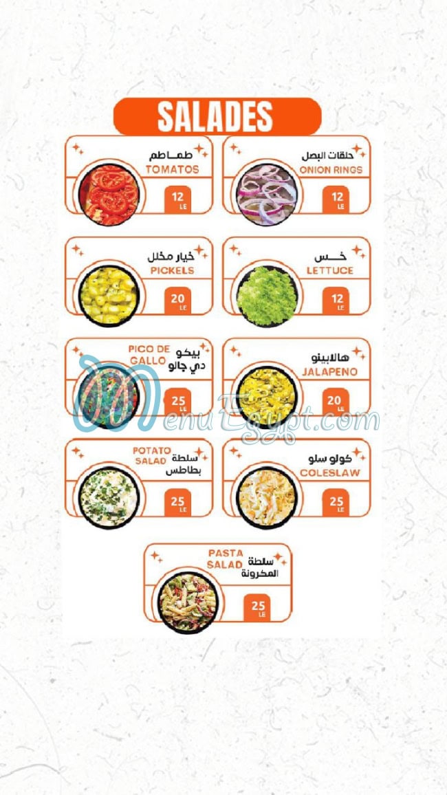 Wild Burger menu 10