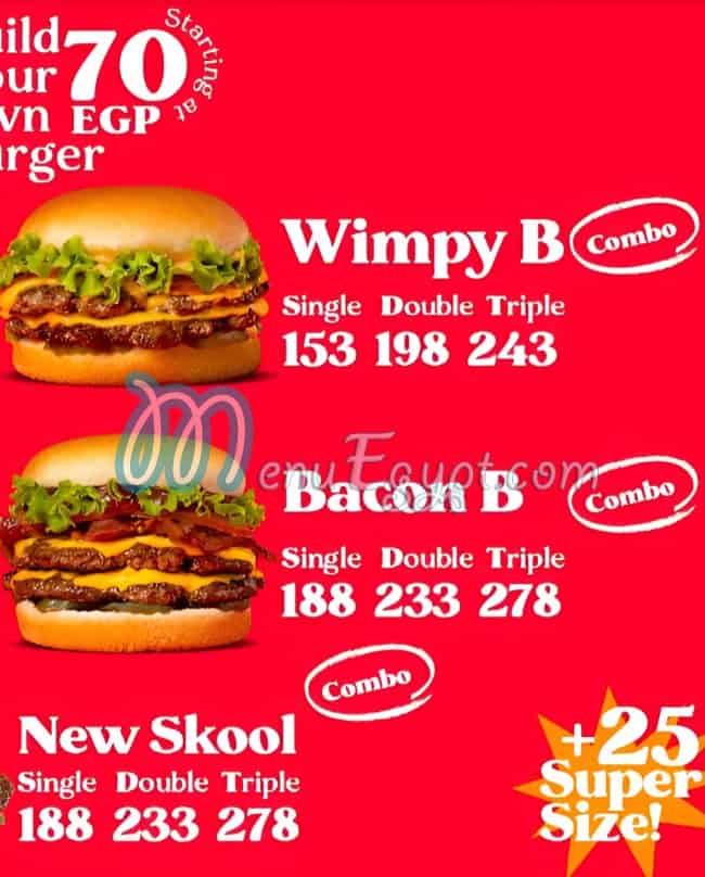 Wimpy menu 10